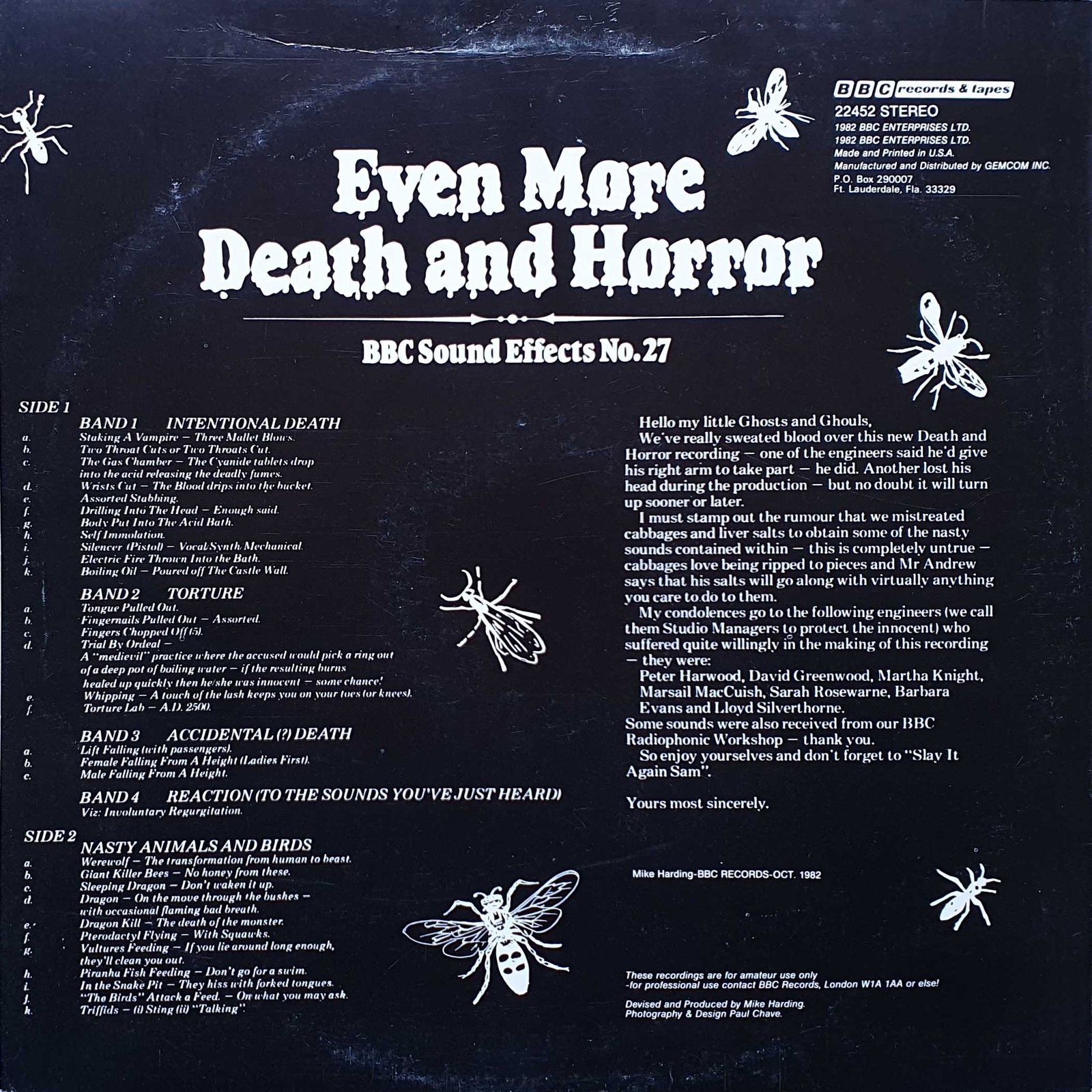 Back cover of BBC - 22452